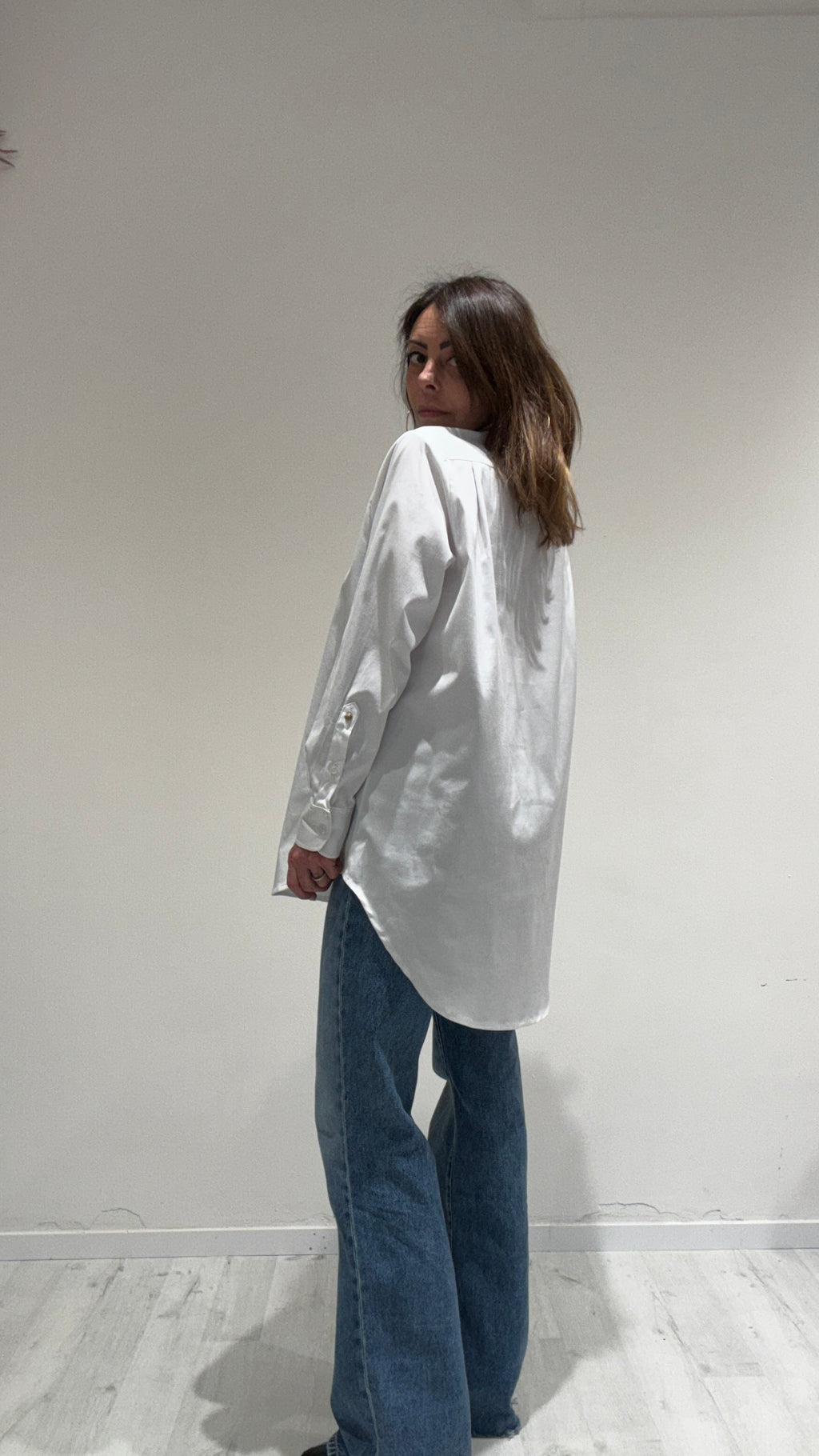 CAMICIA OVER WHITE SAND