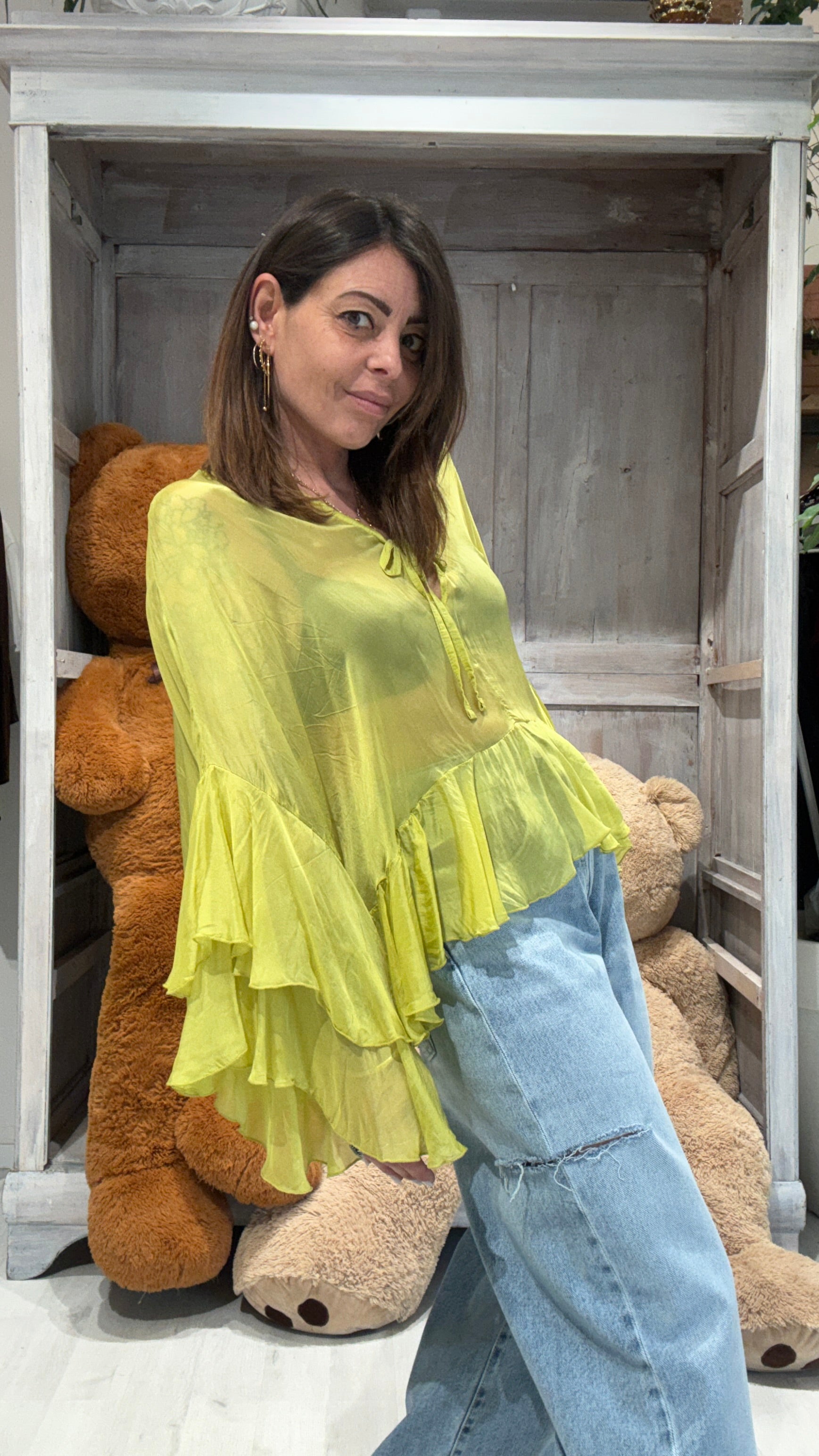 BLUSA IN SETA DIXIE