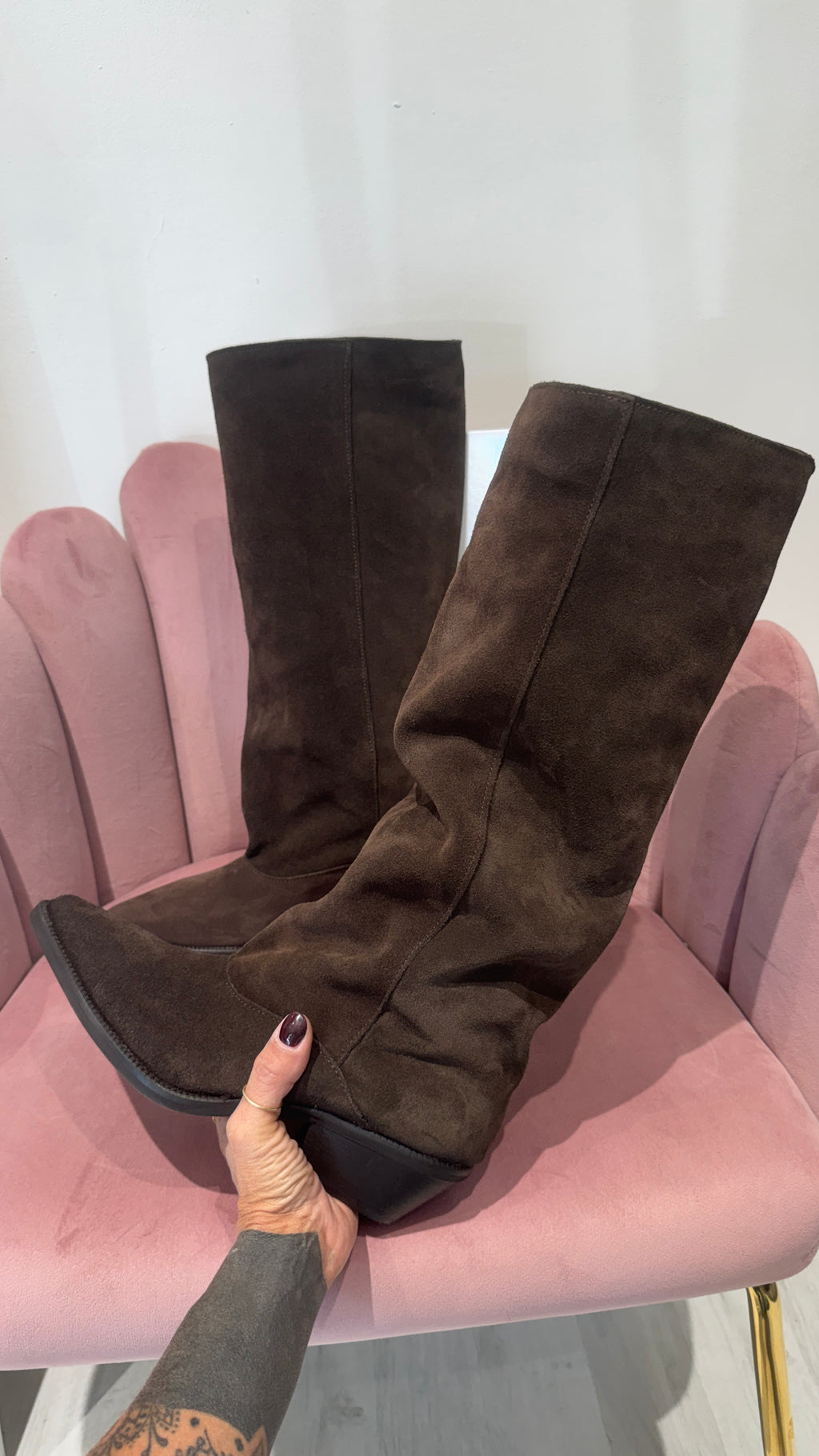 STIVALE SCAMOSCIATO DIVINE FOLLIE