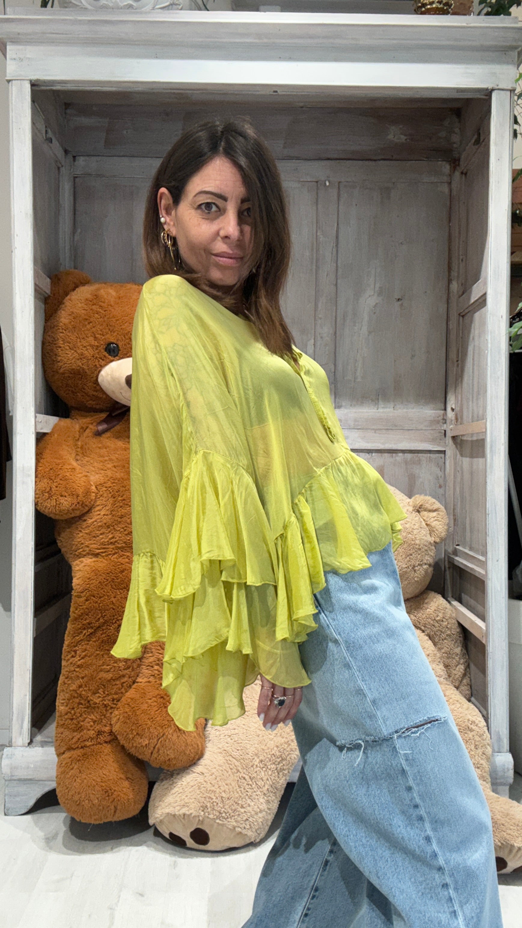 BLUSA IN SETA DIXIE