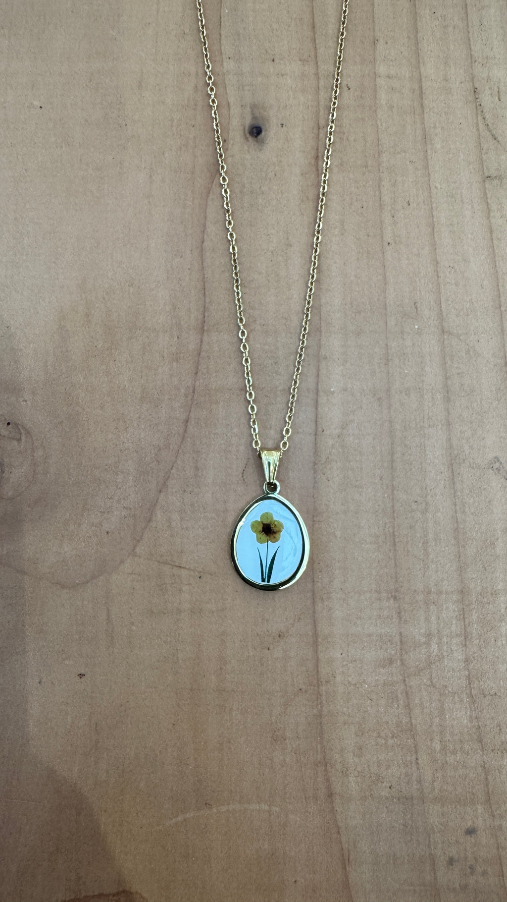 COLLANA FIORE GIALLO