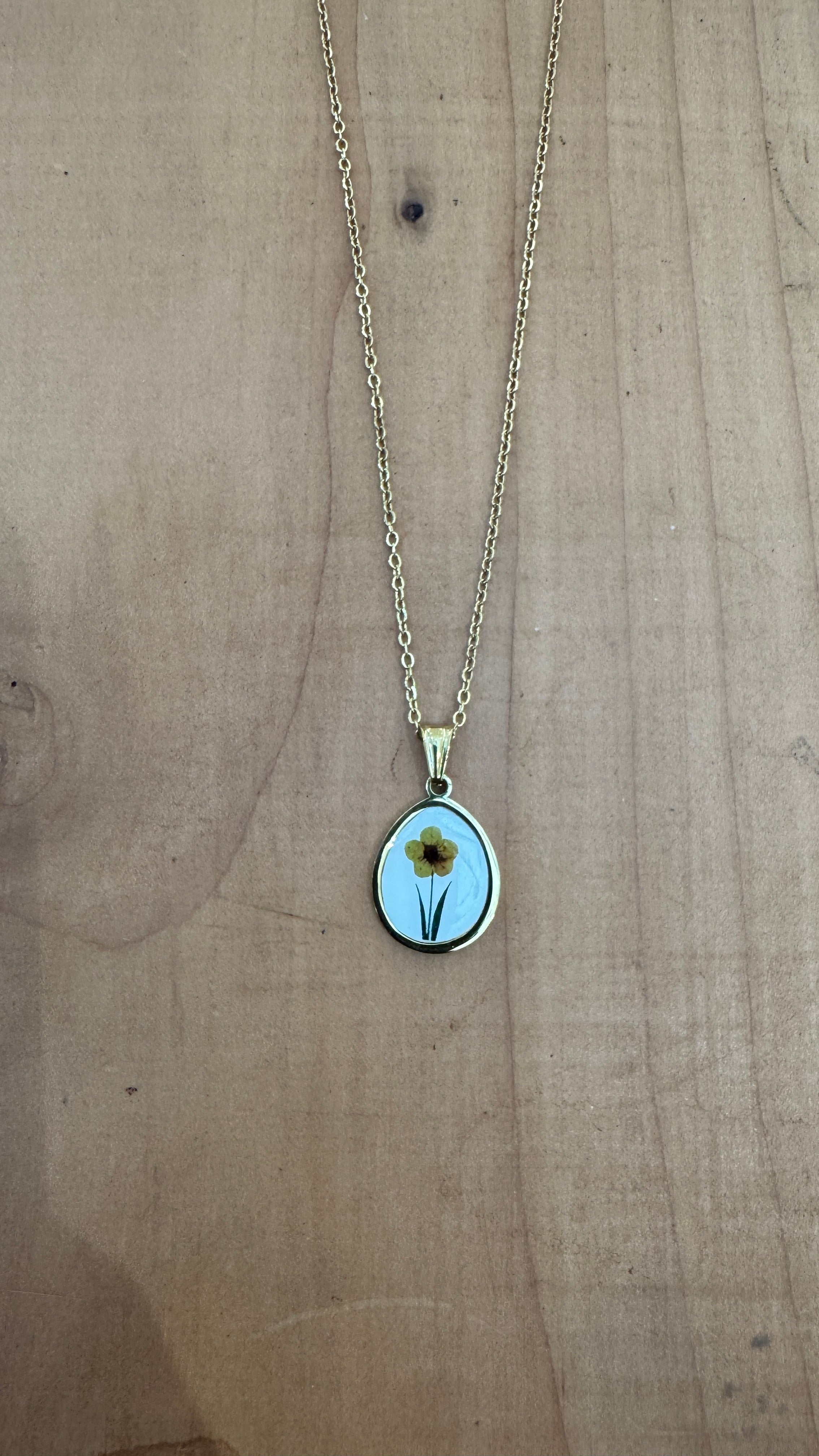 COLLANA FIORE GIALLO
