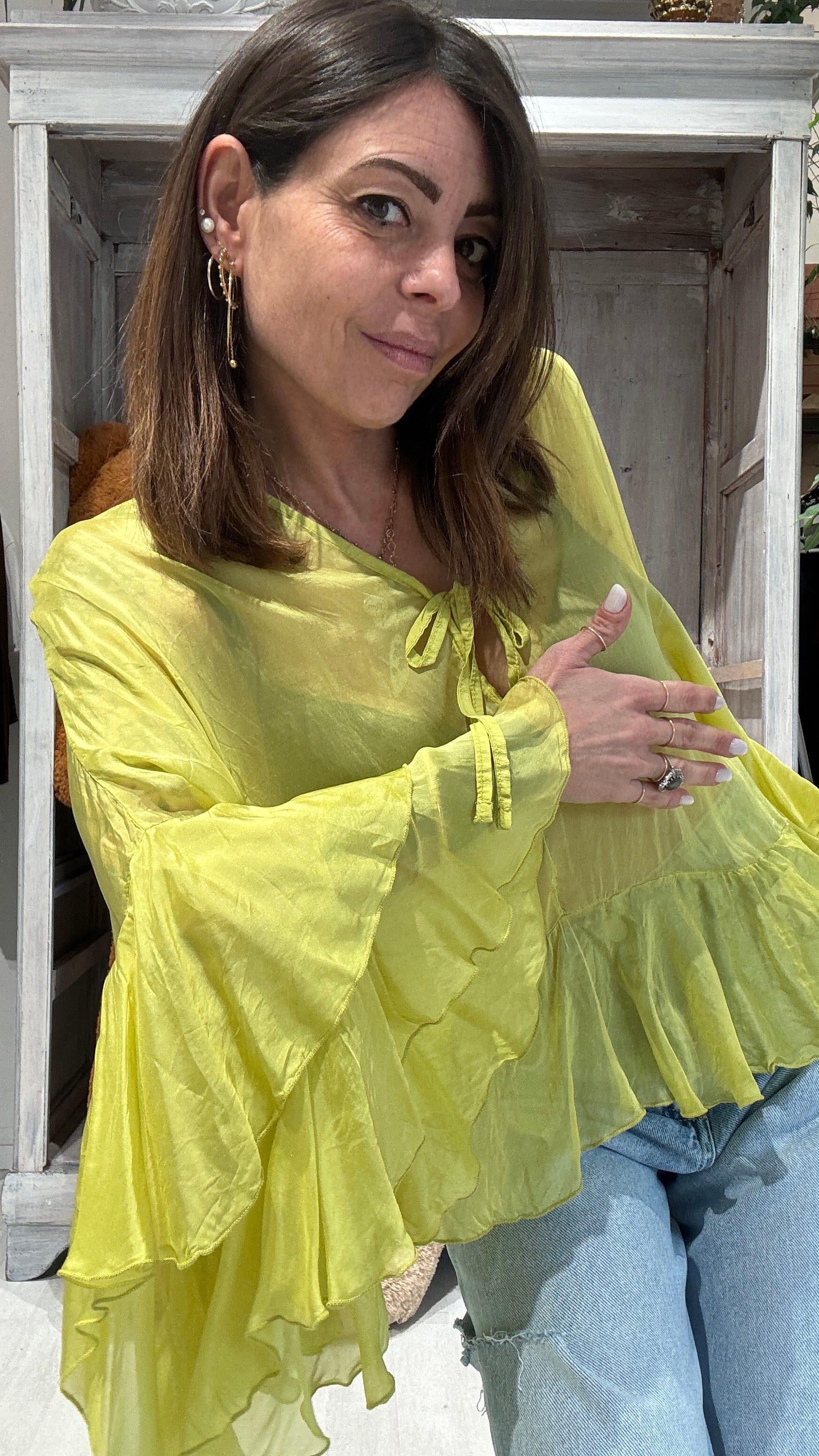 BLUSA IN SETA DIXIE