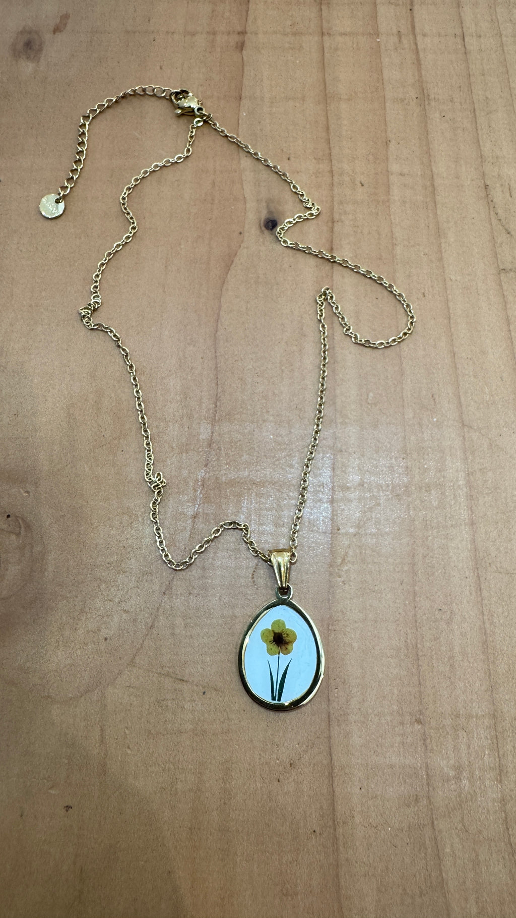 COLLANA FIORE GIALLO