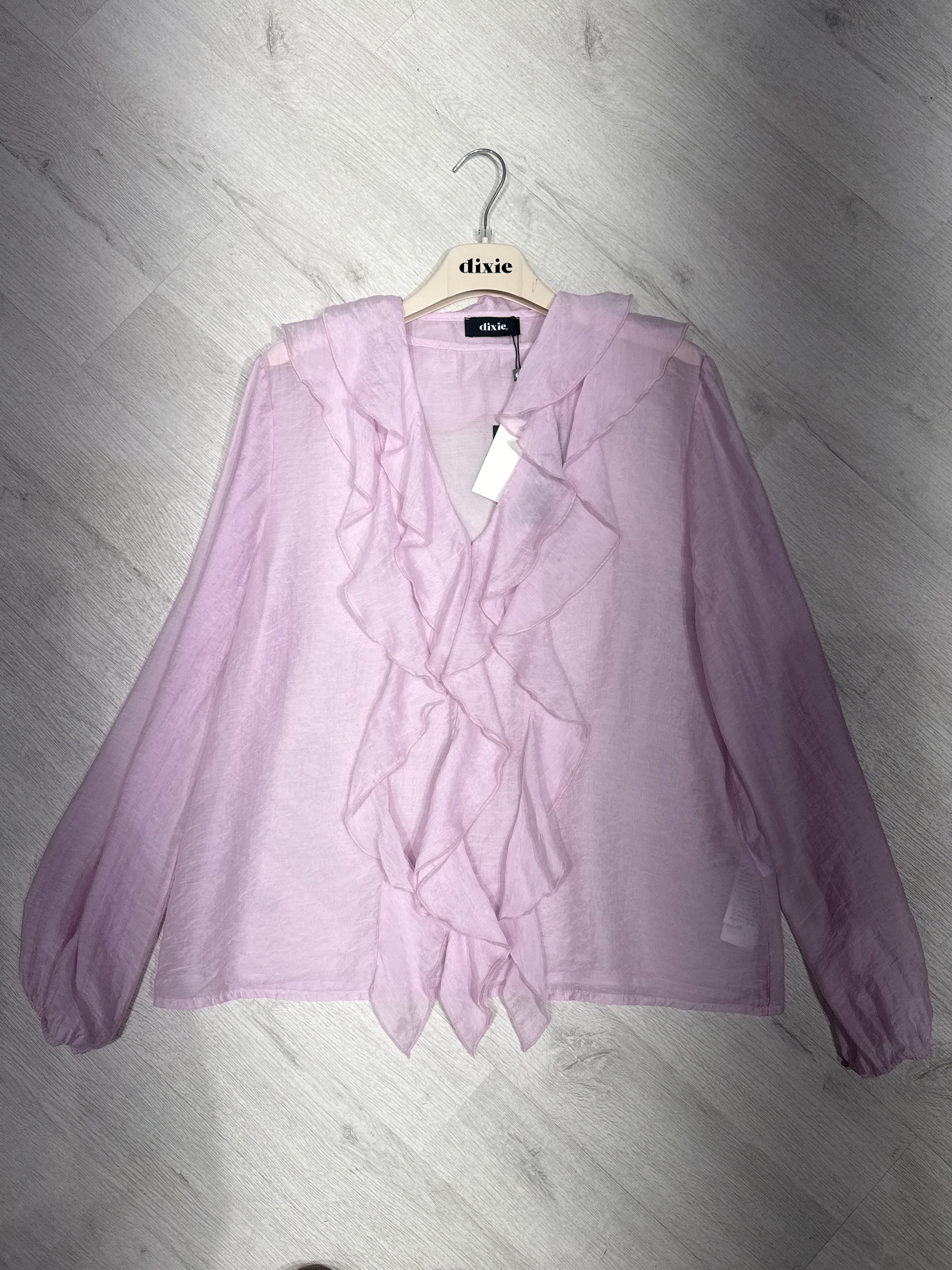 BLUSA CON VOLAN DIXIE