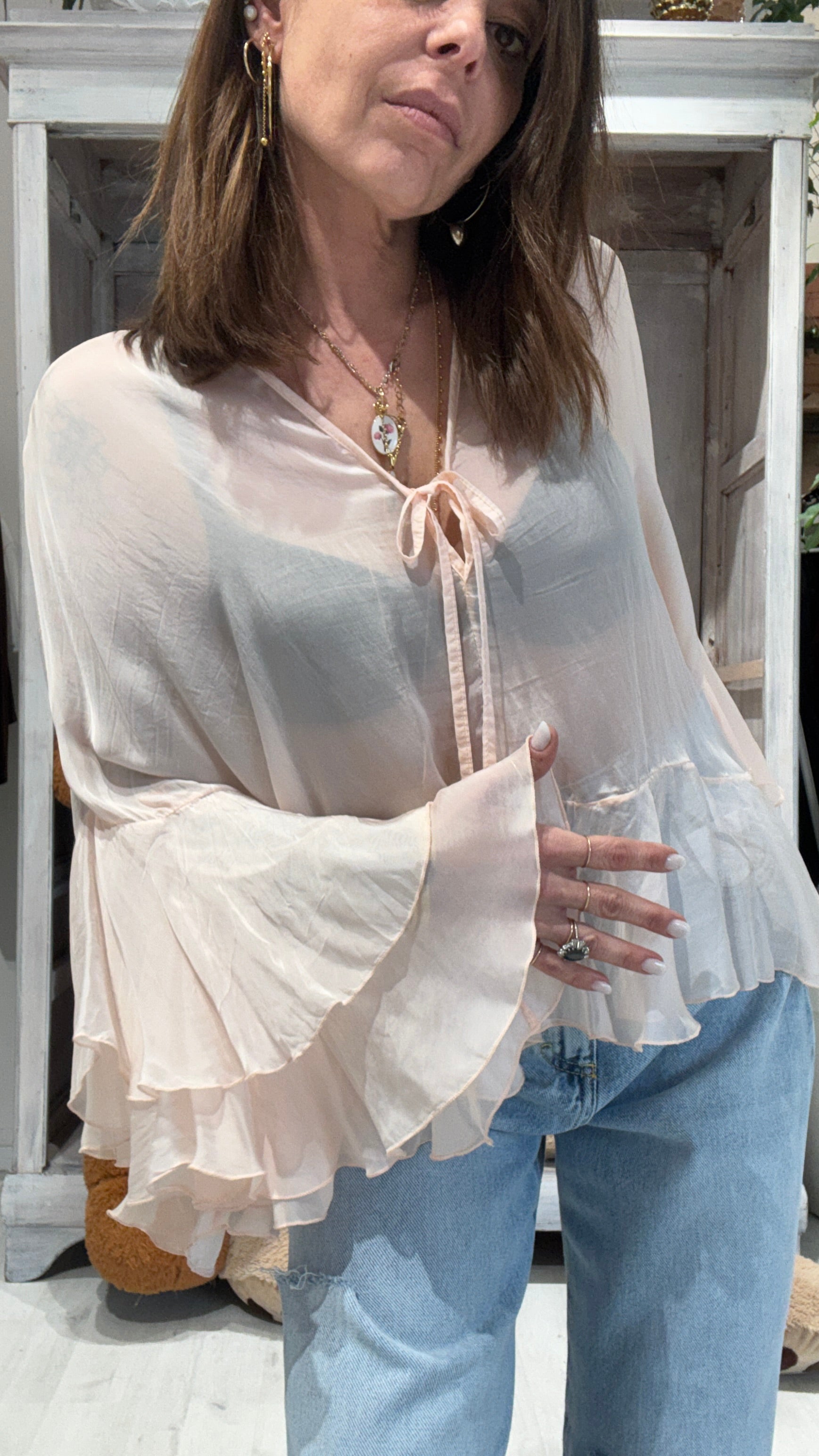 BLUSA IN SETA DIXIE