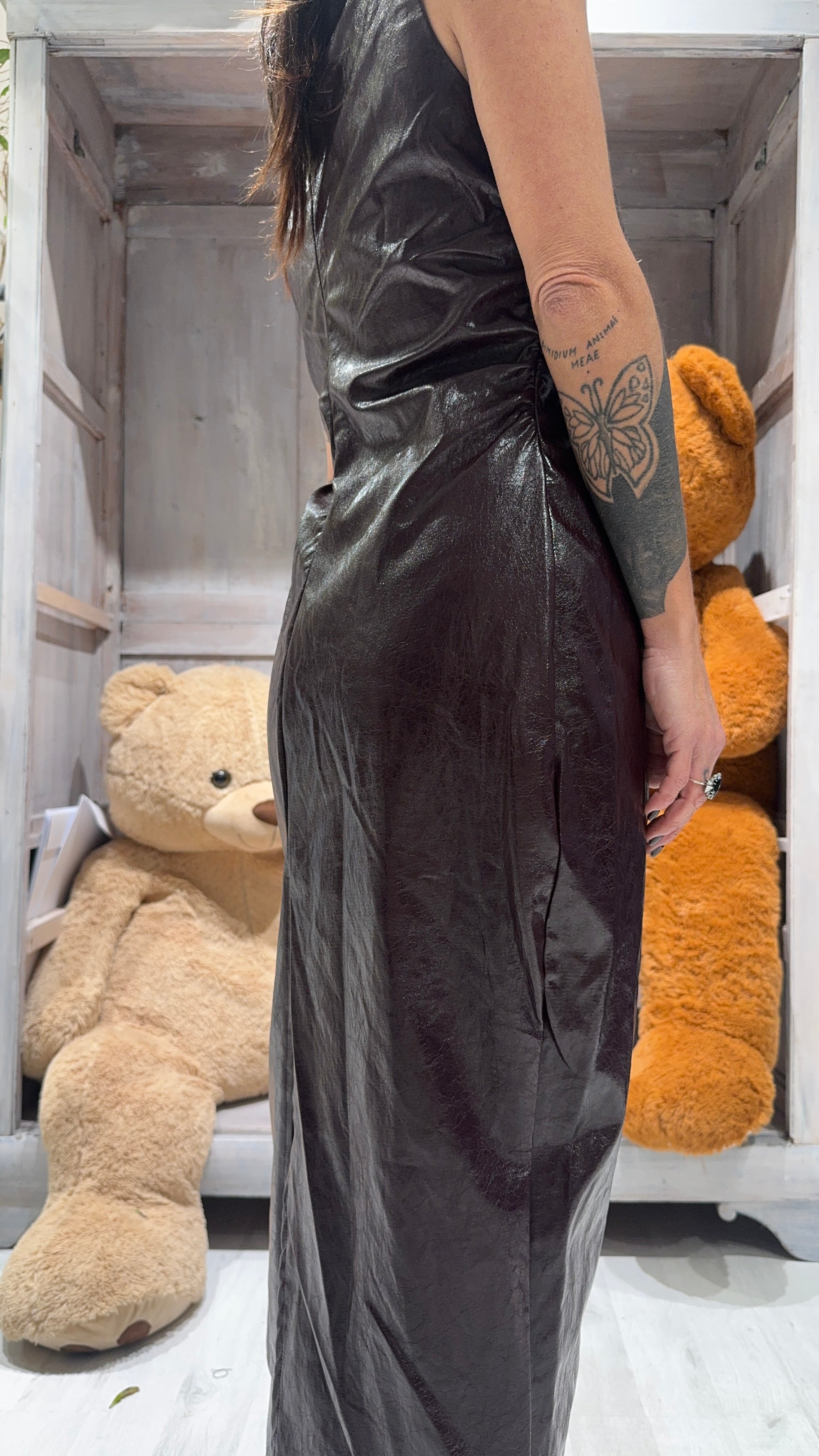 Vestito Similpelle Glamorous