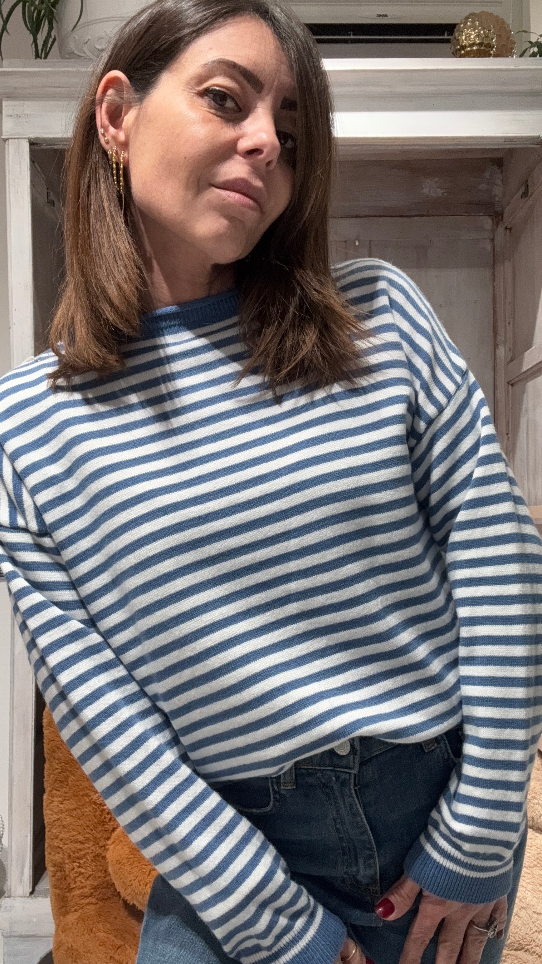 MAGLIA RIGHE LOVE