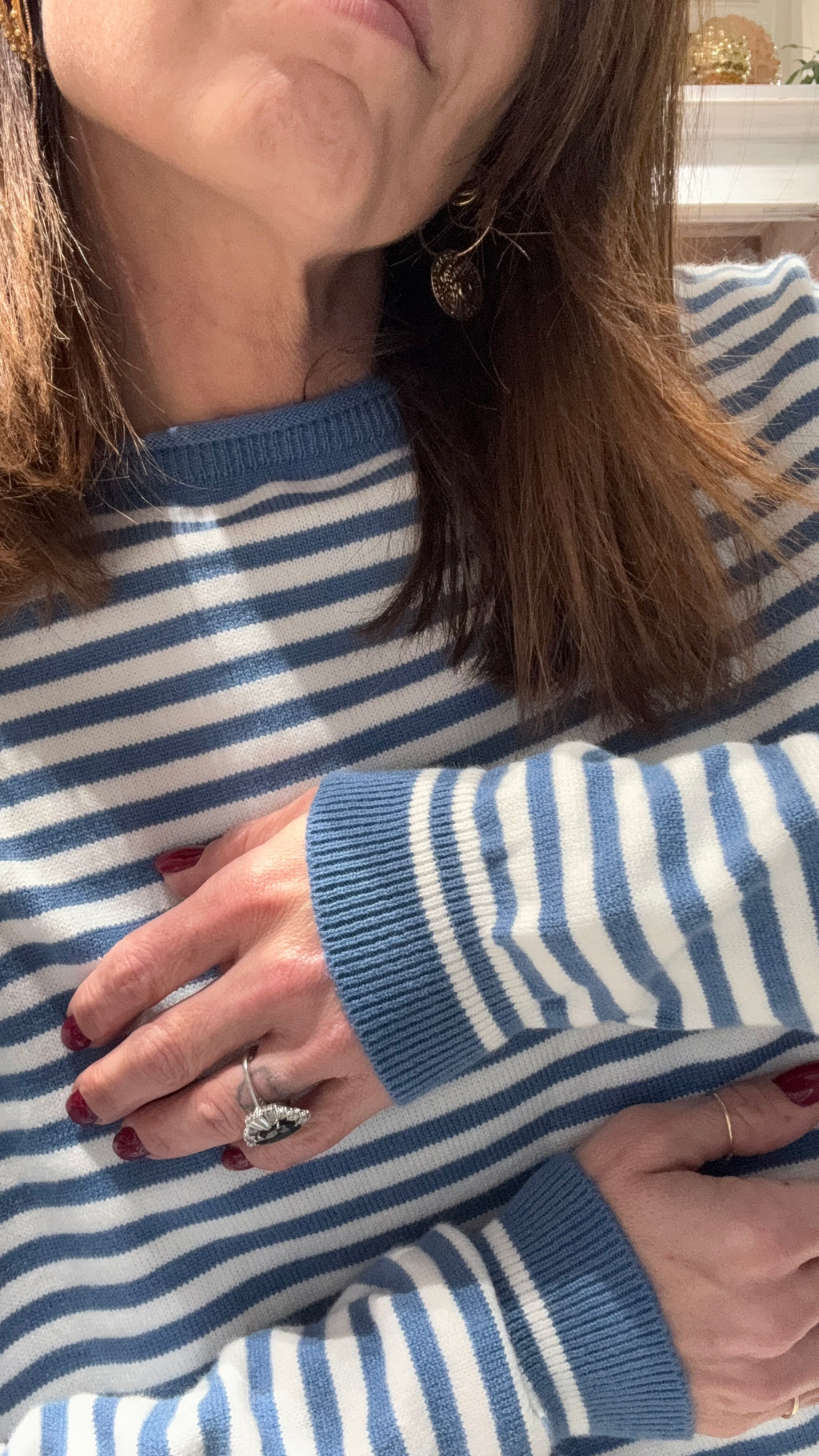 MAGLIA RIGHE LOVE