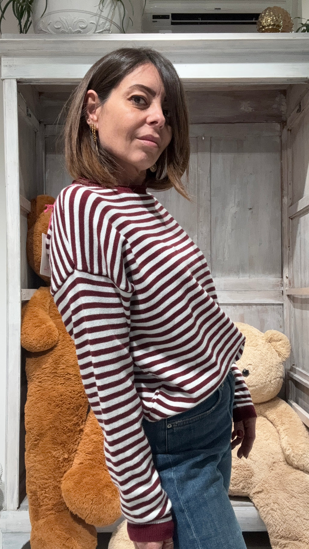 MAGLIA RIGHE LOVE