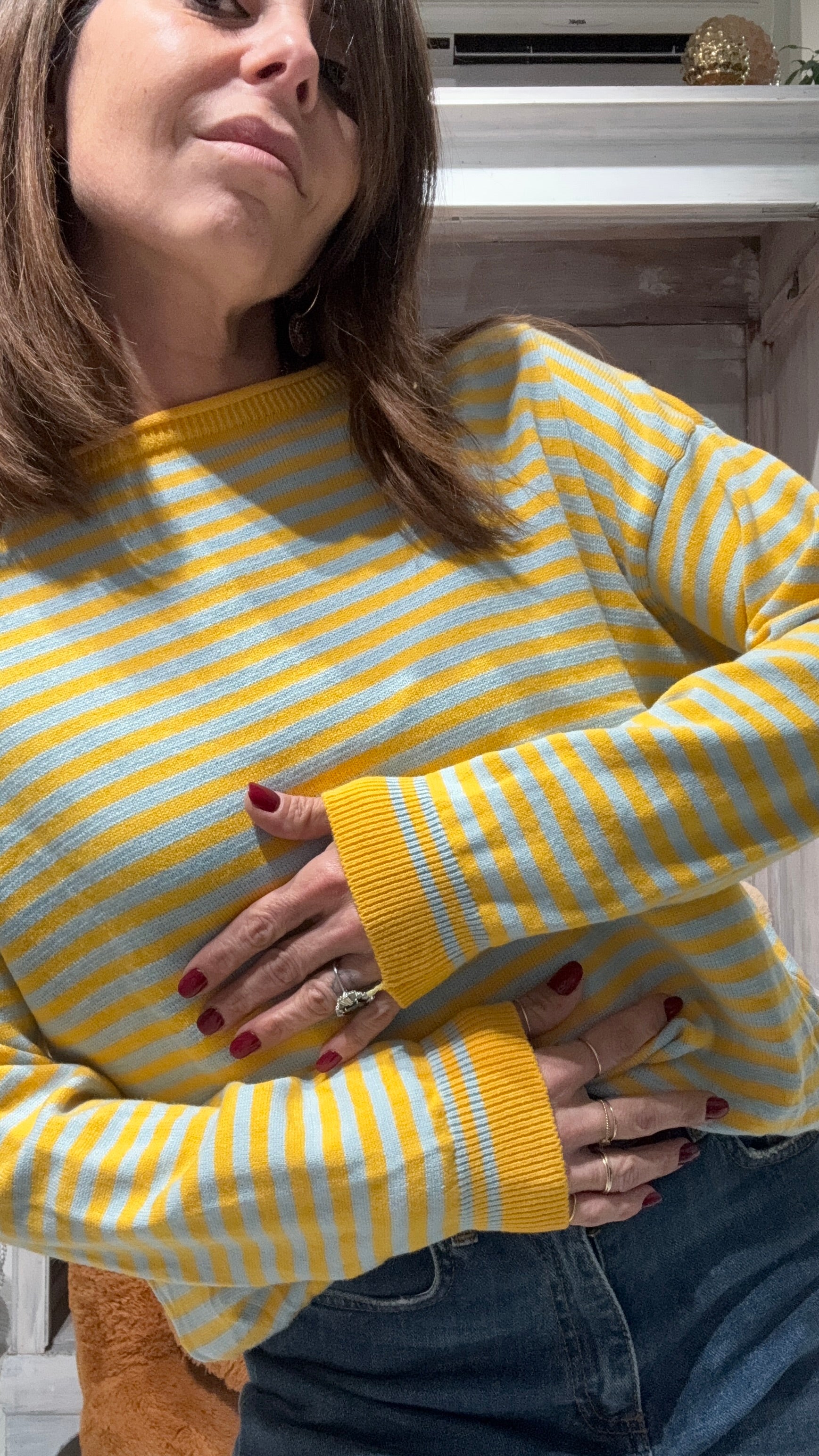 MAGLIA RIGHE LOVE