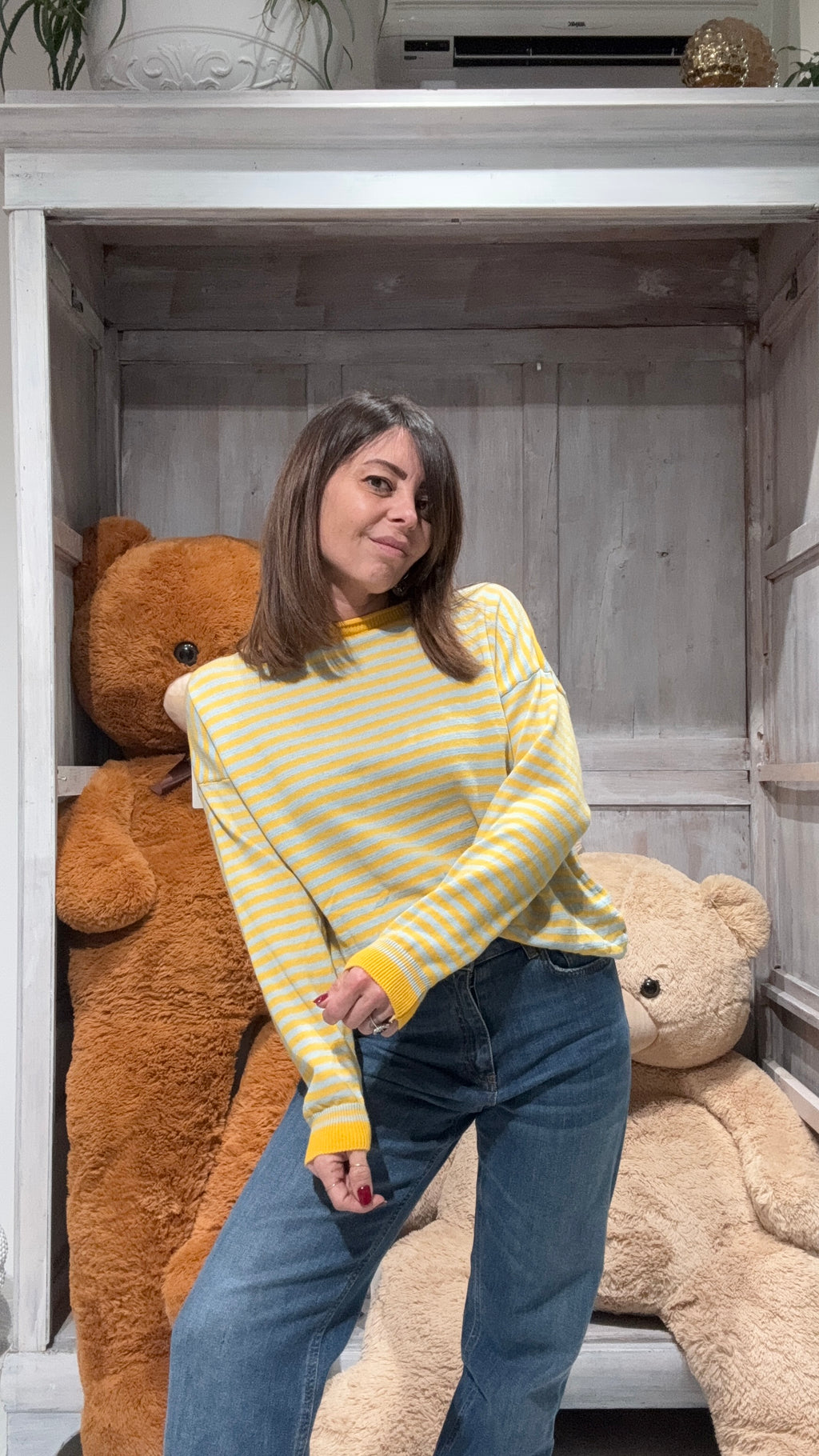 MAGLIA RIGHE LOVE
