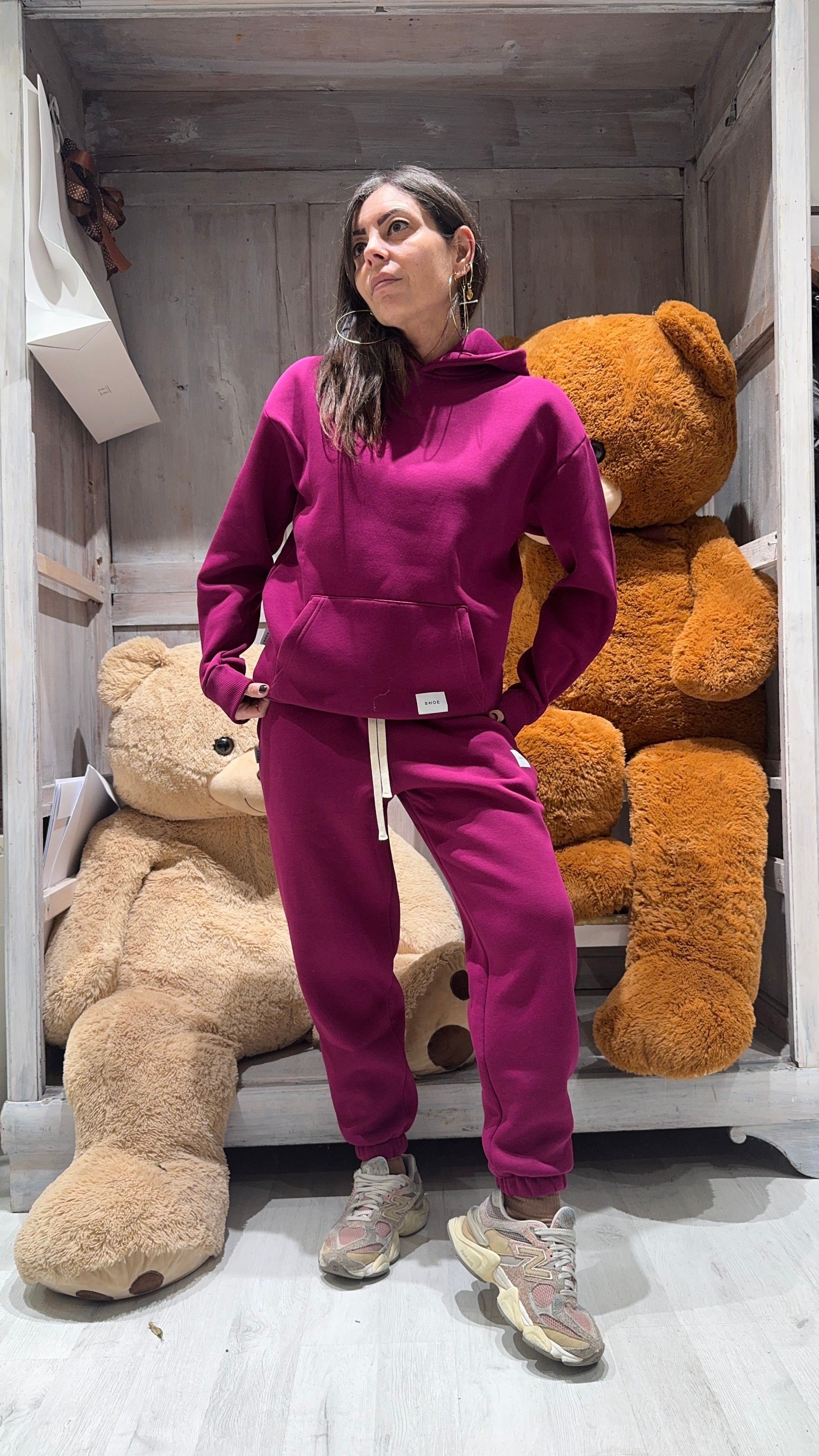 Felpa Cappuccio Shoe