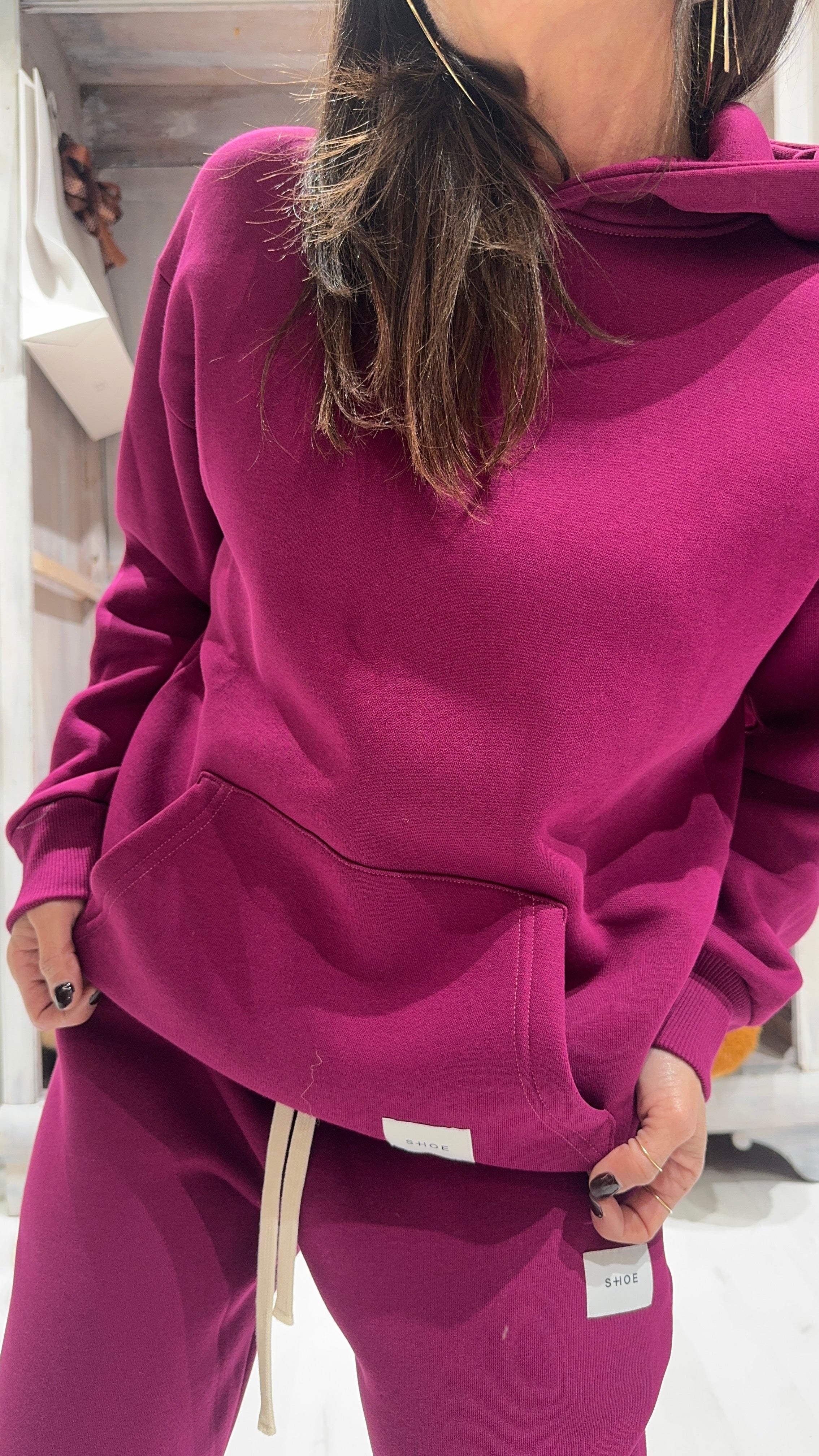 Felpa Cappuccio Shoe