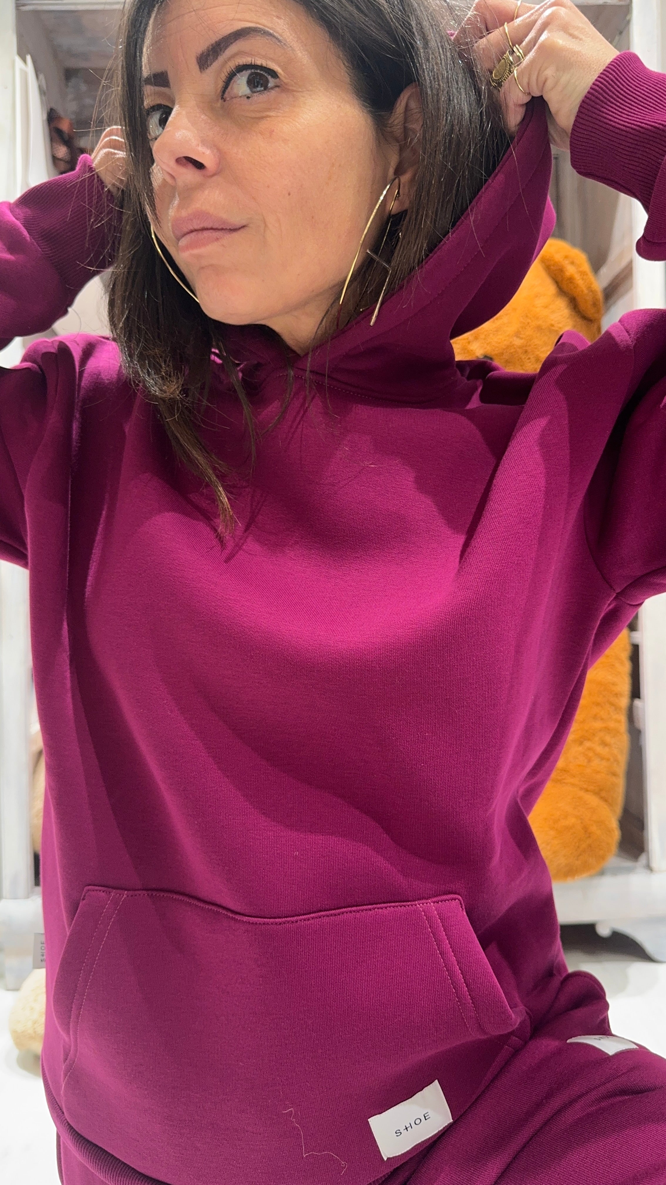 Felpa Cappuccio Shoe