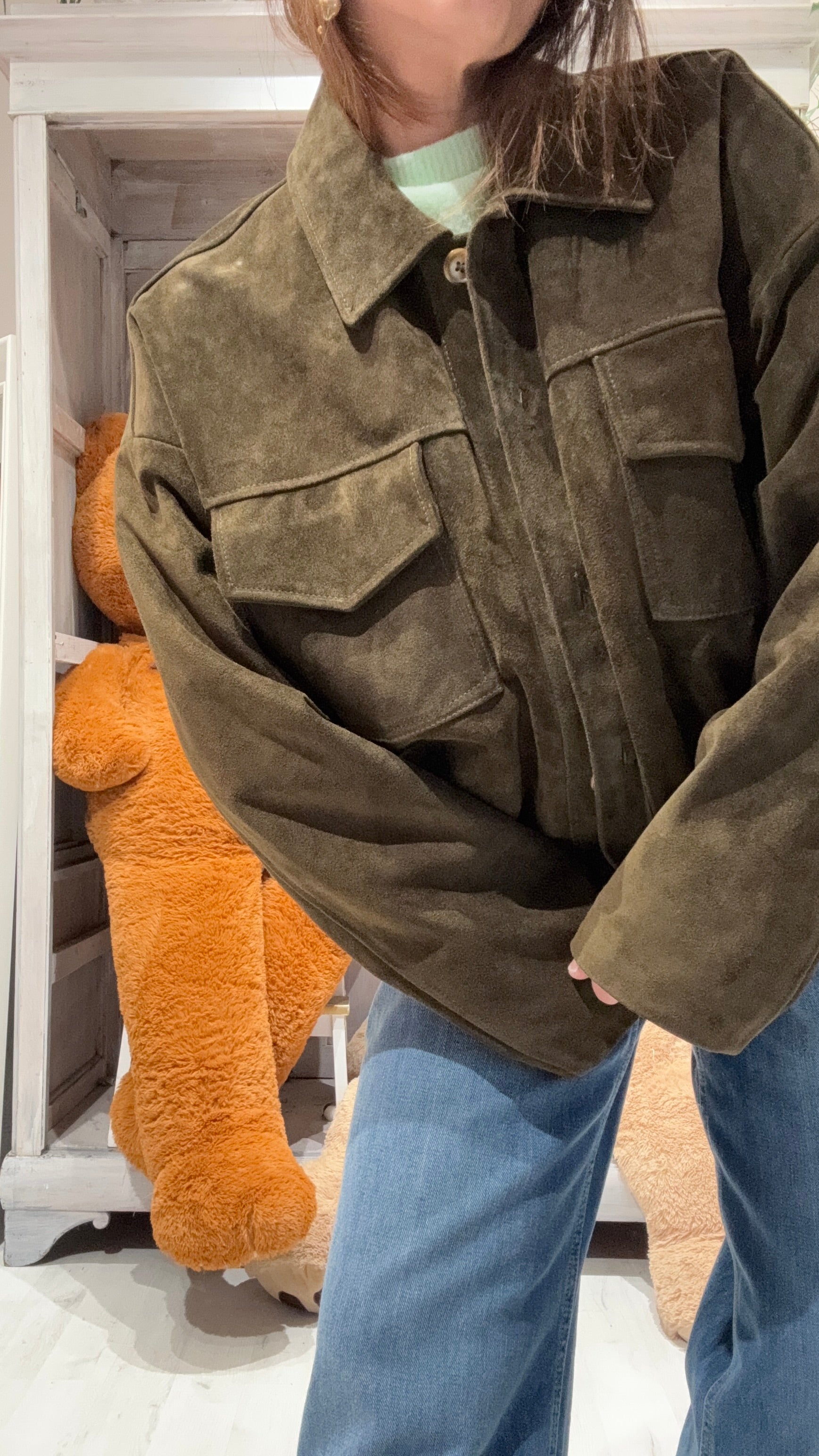 GIACCA BOMBER VICOLO VERA PELLE