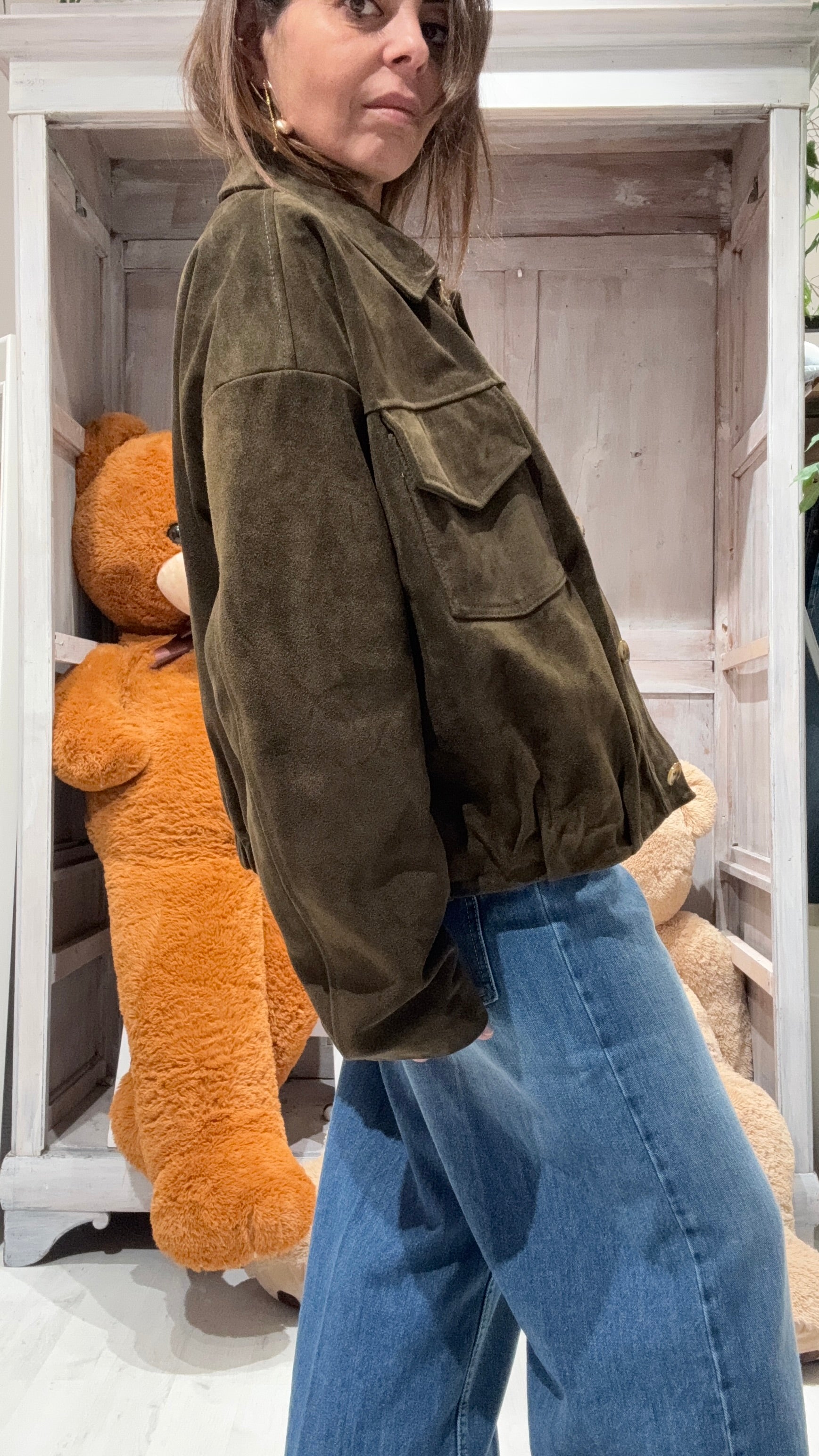 GIACCA BOMBER VICOLO VERA PELLE